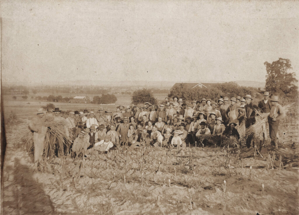 A group of Pennsylvania farmers along Limestone Ridge, c. 1900